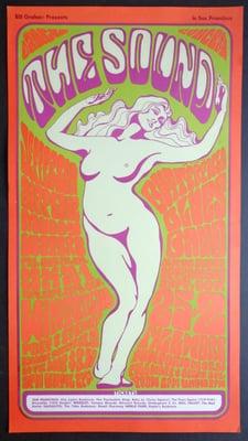 Original Fillmore concert poster "The Sound"