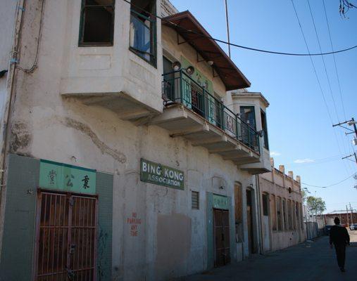 Historic Bing Kong building on China Alley.