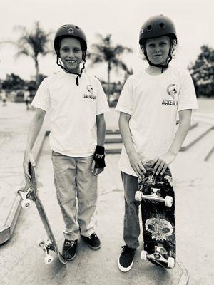 Two mentees ready for the big leagues. Rion Swenson and Noah Ackerly.