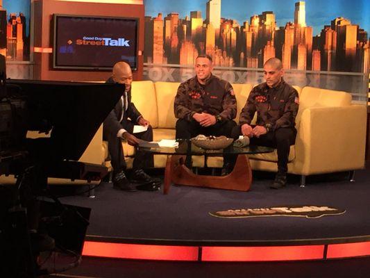 Our trainers Brian & Tony being interviewed on Fox5 TV