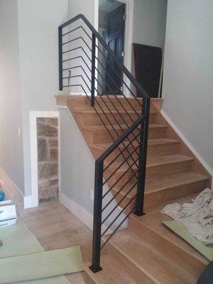 Stair railings - sample of work