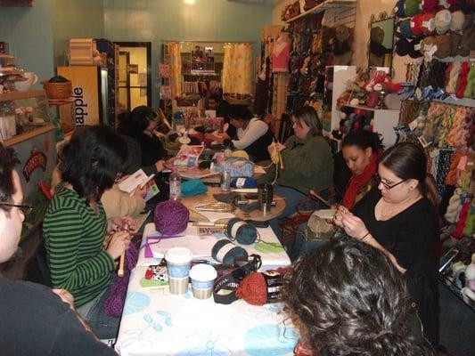 Our Knitting Class!