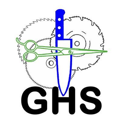 Official logo for GHS at https://greaterhoustonsharpening.com/locations/viking-sewing-gallery-at-joann-fabrics-the-woodlands/ for more info