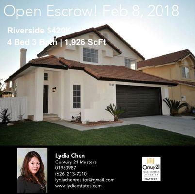 Just open escrow!