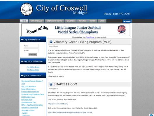 City Of Croswell