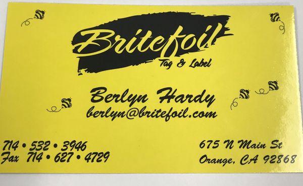 Britefoil Tag and Label