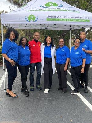 Free Health Clinic In The Community of Boynton Beach Lead by Dr Joan Williamson DNP, FNP, APRN BC