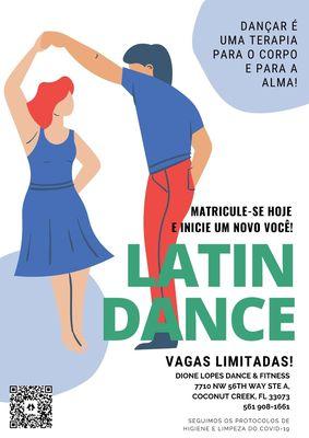 Classes for couples and singles, fro, bolero, bachata, samba.