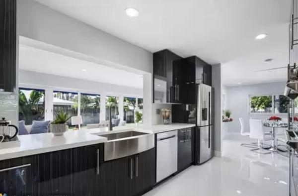 Beautiful kitchen in our clients Fort Lauderdale home.