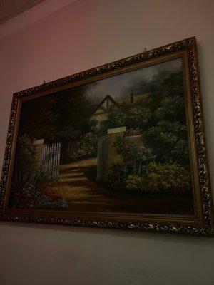 Beautiful picture here (in hallway)