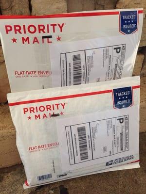 Quick and Easy Flat Rate Shipping!! #usps #shipping #samples