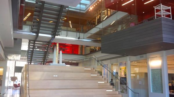 Spanish style stairs for lectures and hanging out