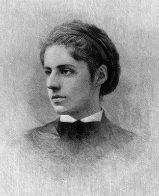 Emma Lazarus (1849-1887) is best known for her famous poem, “The New Colossus,” written in 1883, and inscribed on the  Statue of Liberty.