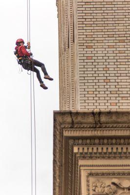 Industrial Rope Access Services for Local Law 11/Facade Inspection Safety Program (FISP) Inspections