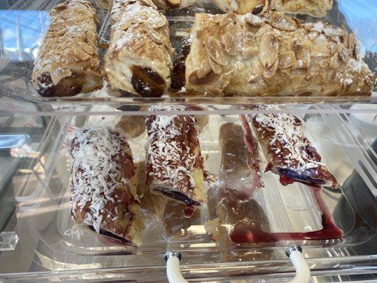 "Logs" and Strudels are just some of the dessert treasures offered!