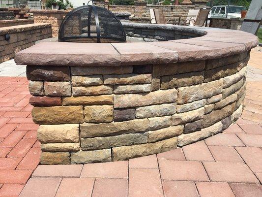 Breckenridge is a hot selling color in the Cast Stone Wall collection by EP Henry!