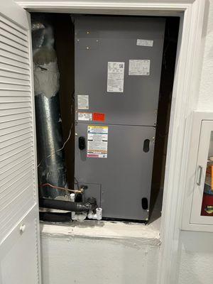 Installation Service of an Air Handler Unit