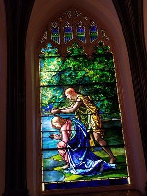 John La Farge Window  John the Baptist baptizing Jesus