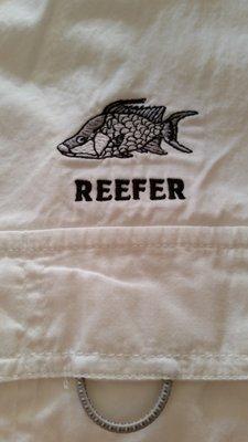 Boat Name Embroidered on Pillow Cases