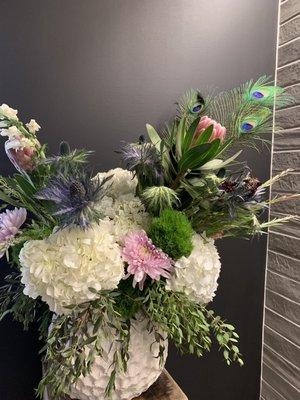 Amazing floral bouquet in lobby