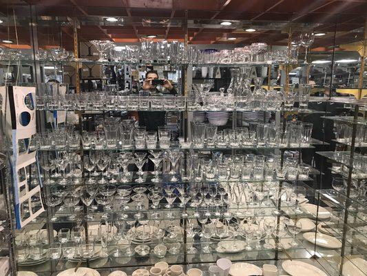 Over 200 Libbey glasses in stock