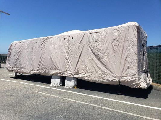 National Cover on Travel Trailer.