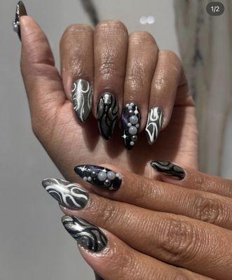 chrome nails