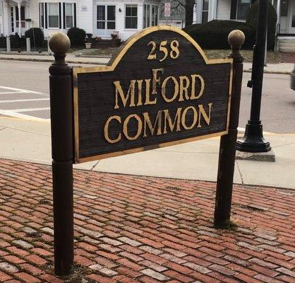 We are located in the Milford Commons building.