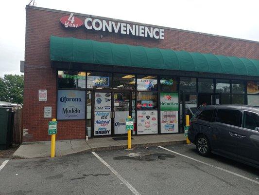 "4 Your Convenience" convenience store at 150 Main Street, Peabody, Massachusetts