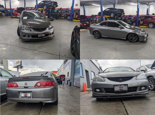 2006 Acura RSX Type S with 6 speed in for Front and Rear Brakes