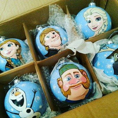 Hand Painted Christmas Ornaments