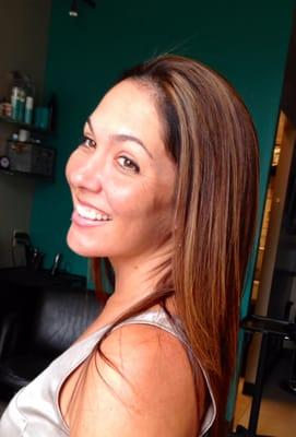 highlight & Brazilian Blowout by Worreen