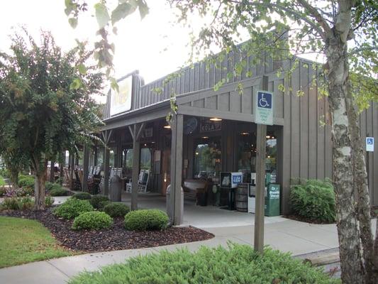 Front of Cracker Barrel after completion of new siding!