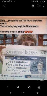 Gates Gardisil vax sterilizes young women in the US (also mRNA). Why are they pushing Transgender? They want us to depopulate ourselves.