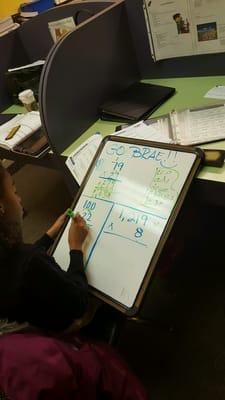 A breakthrough Math moment with MastersPlus student Brae H!