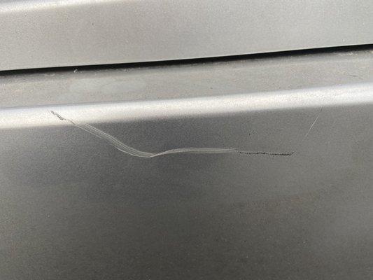 Camry Bumper Damage before painting