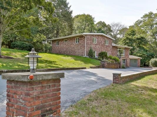 For sale in Trumbull - $399,900 - Maintenance free brick split level home with open floor plan set on park like, 1 acre prope...