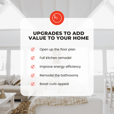 Your home needs to stand out to potential buyers. Here are a few upgrades you could add for that extra push!