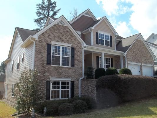 New siding, complete cover all with paint, new gutters and new window replacements!