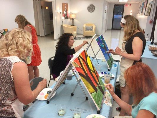 Paint and Wine Night