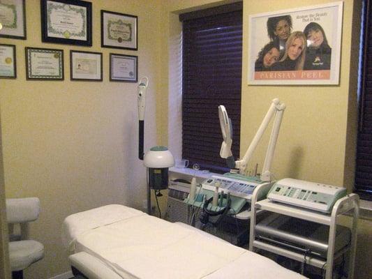 One of our Facial rooms