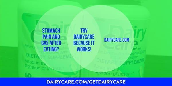 DairyCare is an effective once a day probiotic for dairy and food intolerance.