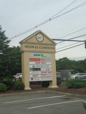 Medway Commons -- 65-67 Main Street / Route 109, Medway               Sign