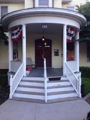 This is the entrance, a Fairport historic building.