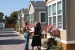 Residents hanging-out on Pat Moore Foundation's beautiful campus