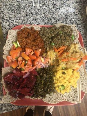 Yetsom Beyayenet (Vegan Plate)