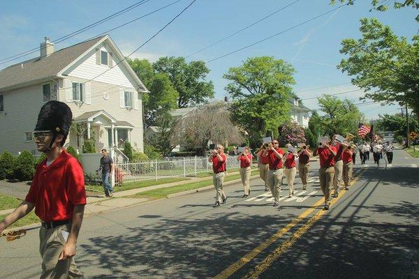 Marching in Memorial Day