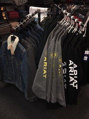 Levis and Ariat jackets!