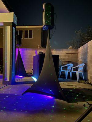 Backyard House Party Set-Up