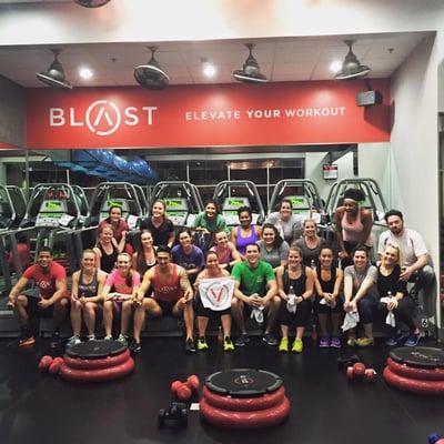 Thanks for coming out for our weekly "BLAST Gives Back" charity class!